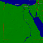 Ägypten Städte + Grenzen 798x800